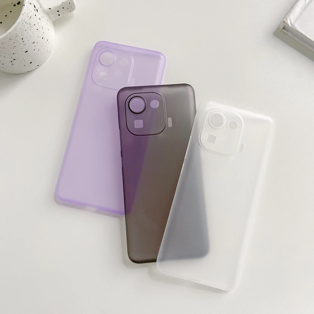 0 3 мм ультра тонкий жесткий чехол для телефона Xiaomi Mi 11 Ultra Redmi K40 Pro матовый
