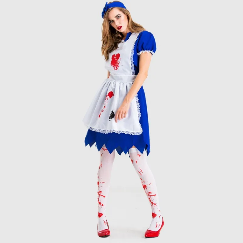 Костюм для косплея на Хэллоуин Алиса в Wonderland |