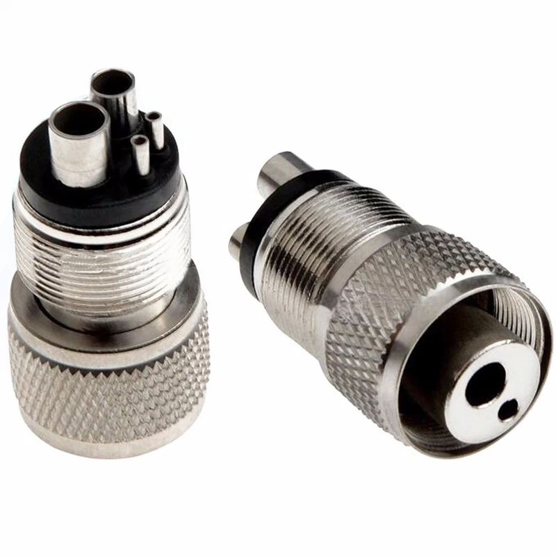 Прочный стоматологический высокоскоростной турбинный адаптер с 4 отверстиями на