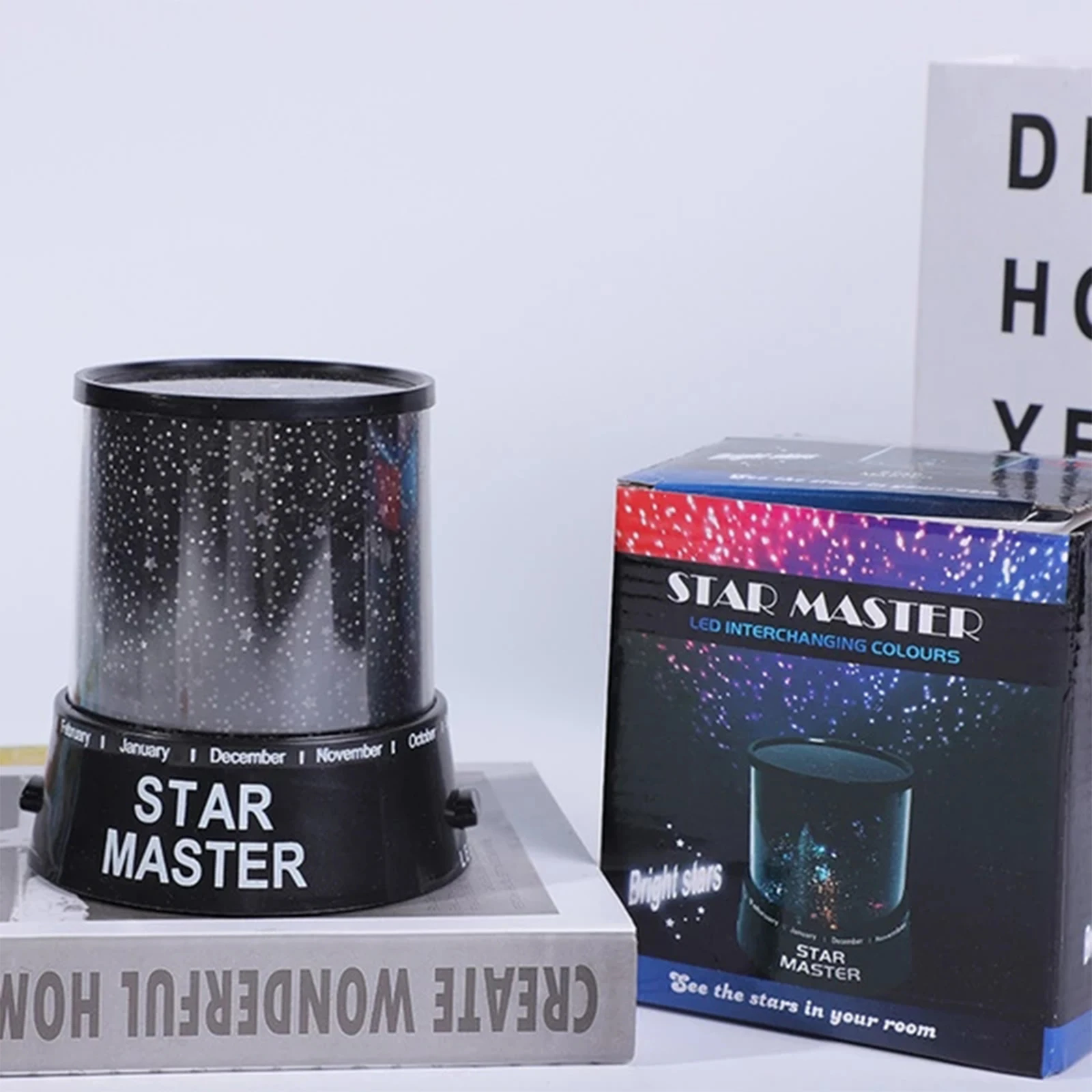 

Romantic Amazing LED Starry Night Sky Projector Lamp Star Light Cosmos Master Home Decoration Night Lights Lighting New 2021