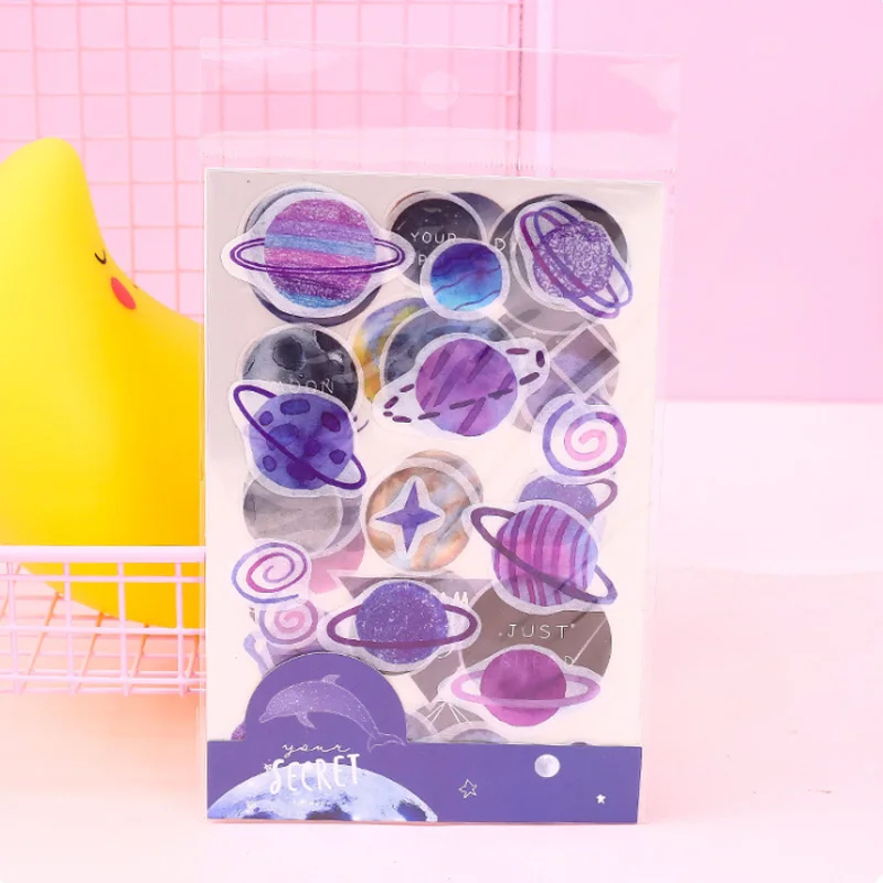 

4 шт./лот Симпатичные многослойные бумажные наклейки Polas Star Sea для скрапбукинга этикетки канцелярские этикетки