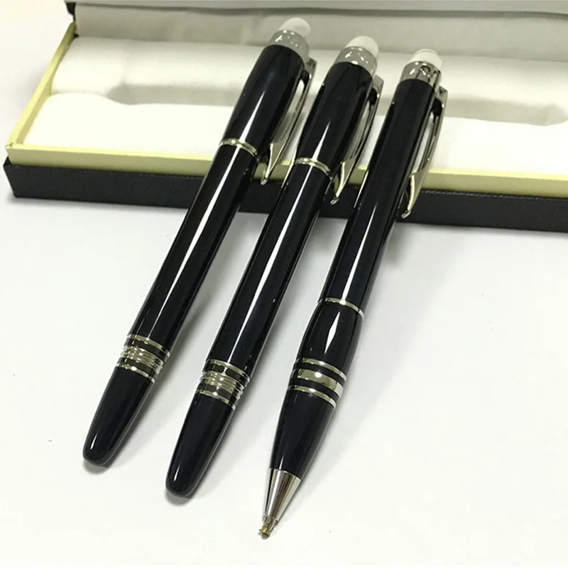 

MB Diamond Ballpoint Pen National Mon Rollerball Pen Gel Black Ink Luxury Business Fountain Pens for Writing Stationary