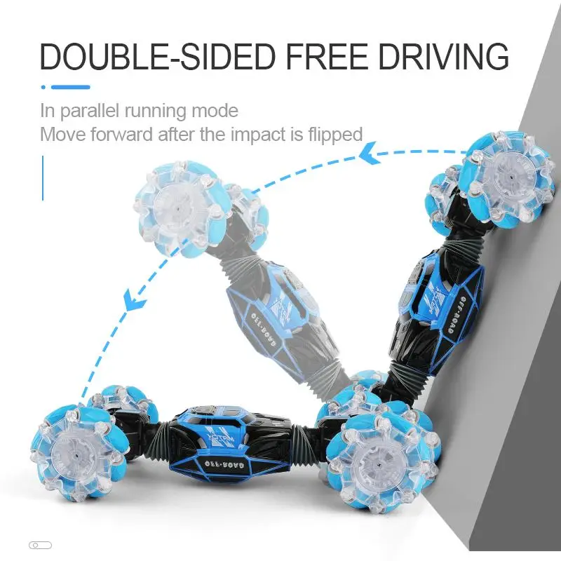 LBLA 4WD RC Stunt автомобилей часы Управление жест индукции деформируемая игрушка