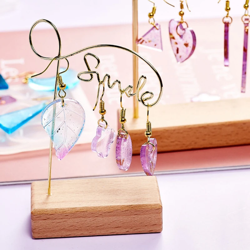 

Necklace Earring Pendant Resin Molds Handmade Silicone Earrings Mold Drop Dangle Resin Earring Mold Jewelry Making Tools