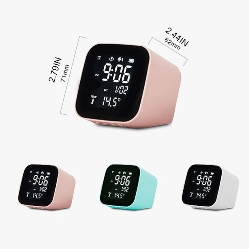 

Digital Thermometer, USB Perpetual Calendar Alarm Clock, Multi-function Indoor Digital LCD Temperature Meter Clock