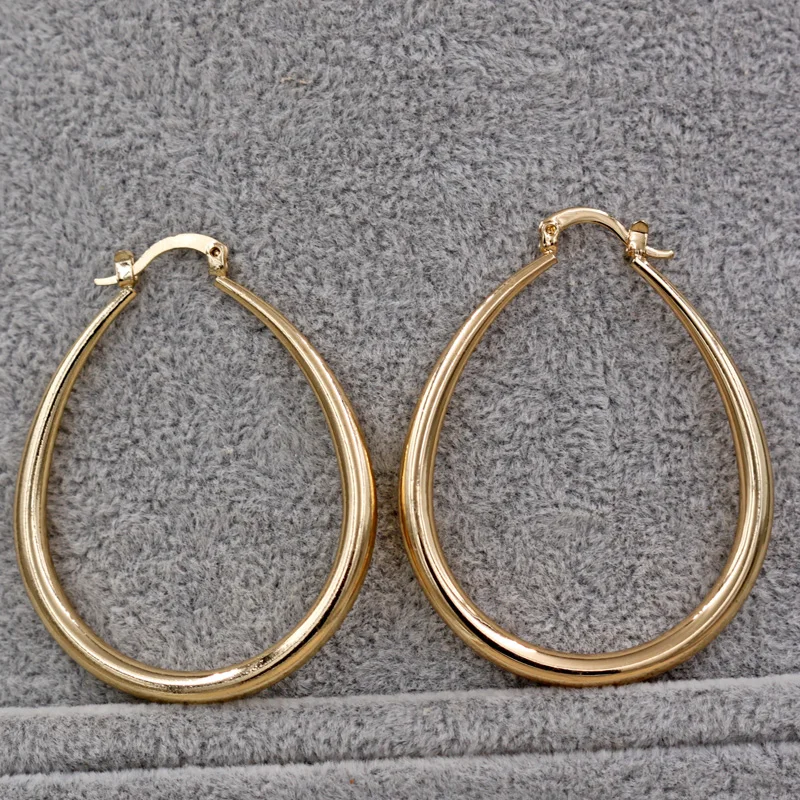

Fashion Bohemian hoop Earrings for Women's earring Gold Filled round Gold Earring Circle hoop Earrings Wedding Jewelry Gift