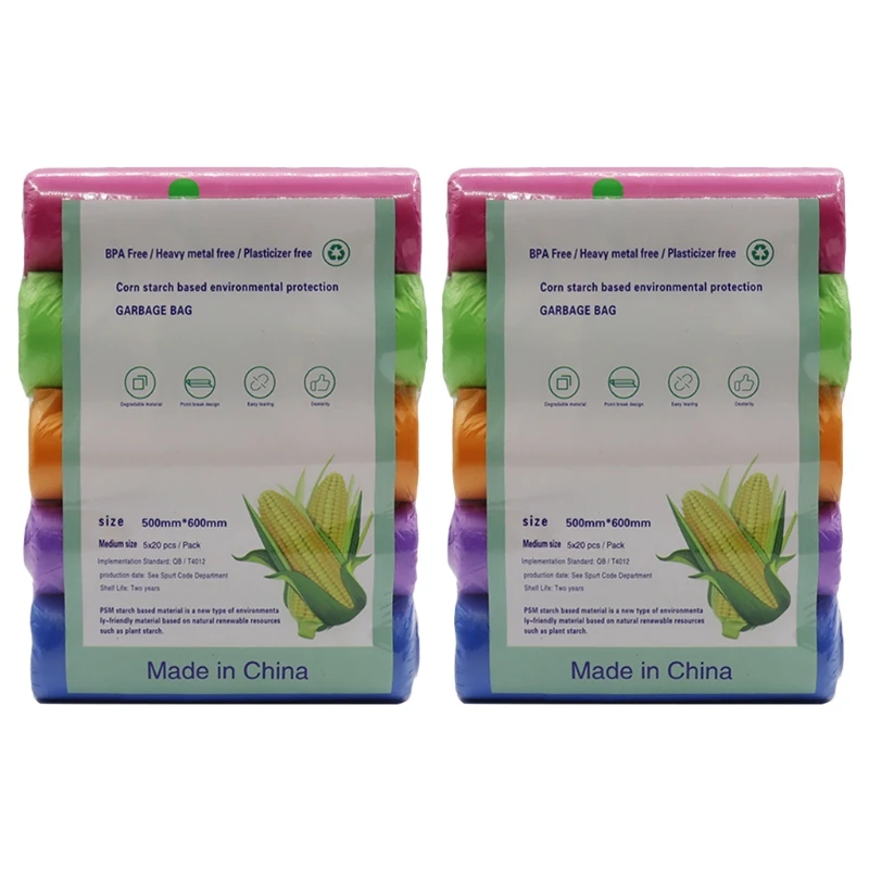 

Биоразлагаемые мешки для мусора, устойчивые к утечкам одноразовые мешки для мусора