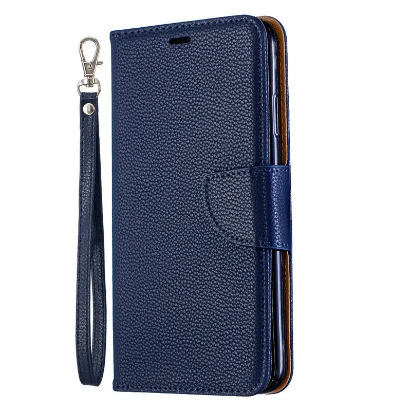 Blue Lichi флип-Бумажник кожаный чехол для Redmi 7A Fundas для Xiaomi Redmi 7A 7 A 6 6A Note 7 K20 Pro Чехол-книжка Стенд чехол Капа - Цвет: Blue
