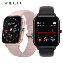 2021 Xmas Smart Watch band Men Women Health Fitness Bracelet Heart Rate Monitor For IOS/Huawei/Realme/Xiaomi PK Mi band 5/6 Not