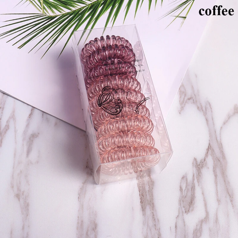 Женские резинки для волос в виде телефонных колец 9 шт./кор. | Дом и сад