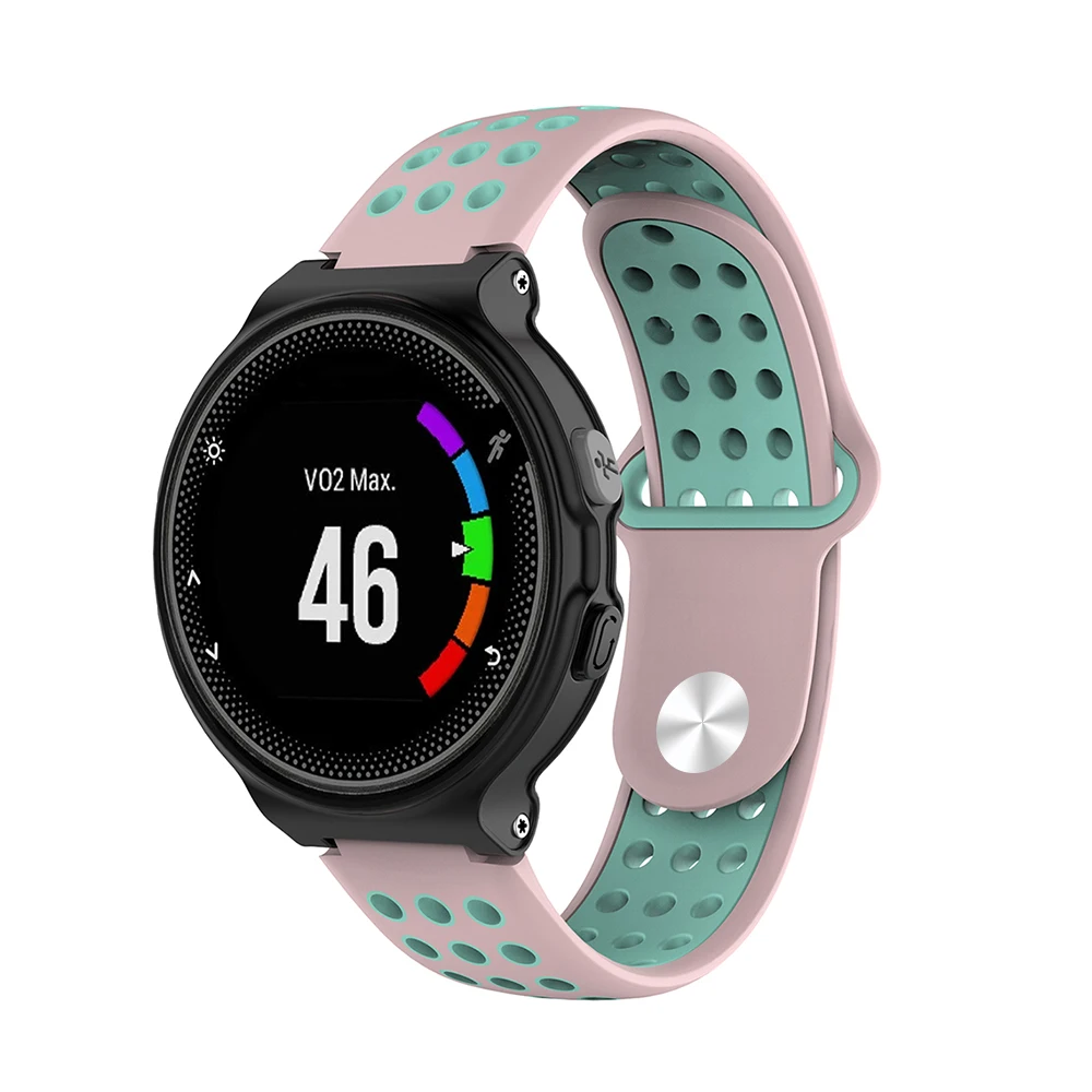 Силиконовый ремешок для Garmin Forerunner 220 S5 S20 умный Браслет часов мягкий стильный