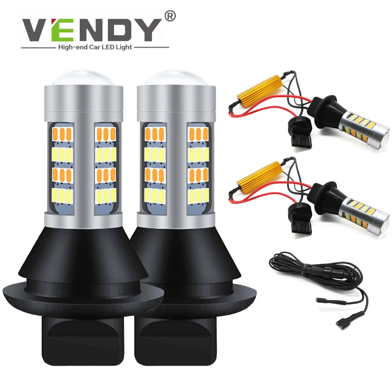1 комплект WY21W T20 PY21W BAU15S P21W Canbus светодиодный автомобильный указатель поворота +