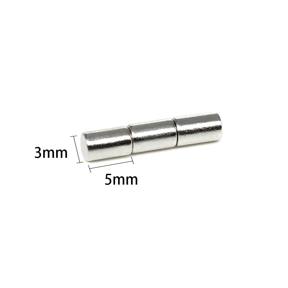 

50/100/200/500/1000PCS 3x5 Powerful Magnetic Magnets Disc 3mm x 5mm Small Round Permanent Neodymium Magnets Strong 3x5mm 3*5 mm