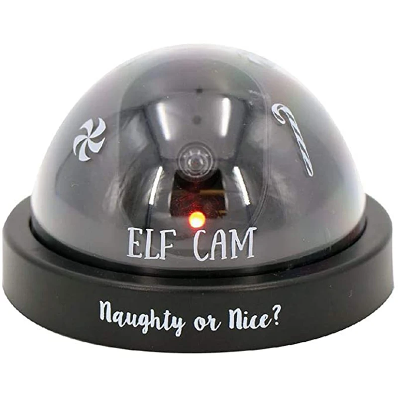 

Christmas Santa Camera Personalised Hemispherical Simulation Surveillance Webcam Ornament For Festival Gifts Festive Supplies