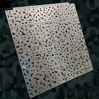 creative camouflage leakage spray stenciling template diy spray plate tool for gundam military model accessories