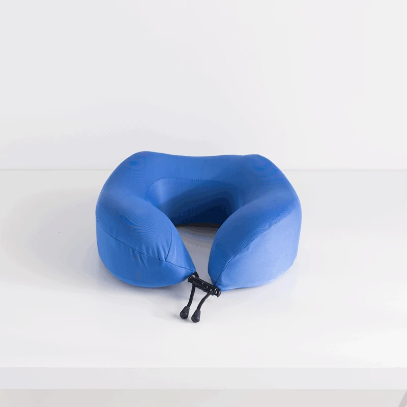 Мягкая подушка для путешествий из пены с эффектом памяти 360 поддержка головы и