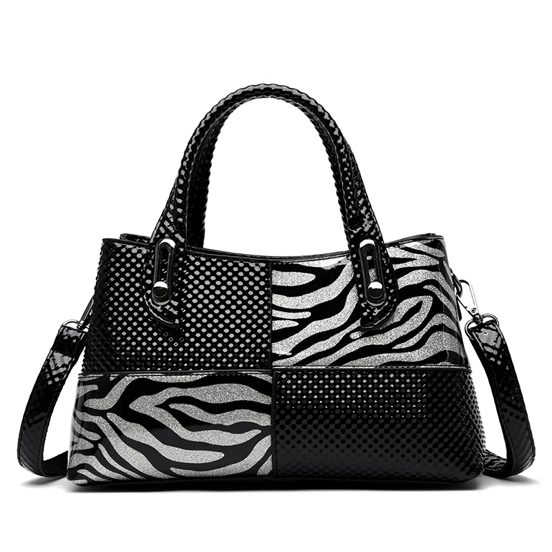 

Fashion Women Bag stitching leopard print Women's Handbags Luxury Messenger Designer Shoulder Bags Bolsos Crossbody Bags Sac A M