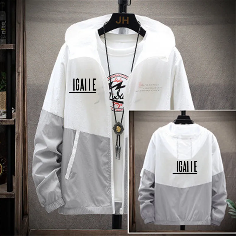 

Sun Protection Clothing Men 2021 New Summer Hooded Korean Fashion Fishing Handsome Jacket Ultra-Thin Lightweight Skin Clothing