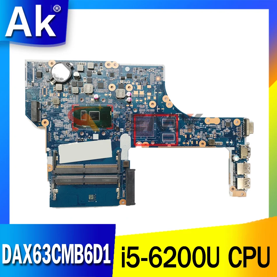 

Akemy New for hp 450 g3 motherboard 470 g3 mainboard i5-6200u built-in DAX63CMB6D1 tested well