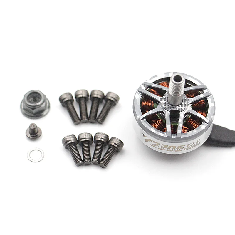 T-motor VELOX V2306 V2.0 2306 1950KV 2400KV 4-6S бесщеточный двигатель 4 мм вал 16x16 для