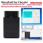 Диагностический сканер MIC-POD2 obdiii, онлайн-программа для Ch-rytlerF-FiatD-odgeJ-eep, многоязычный микро-pod HDD, сканер DRB3