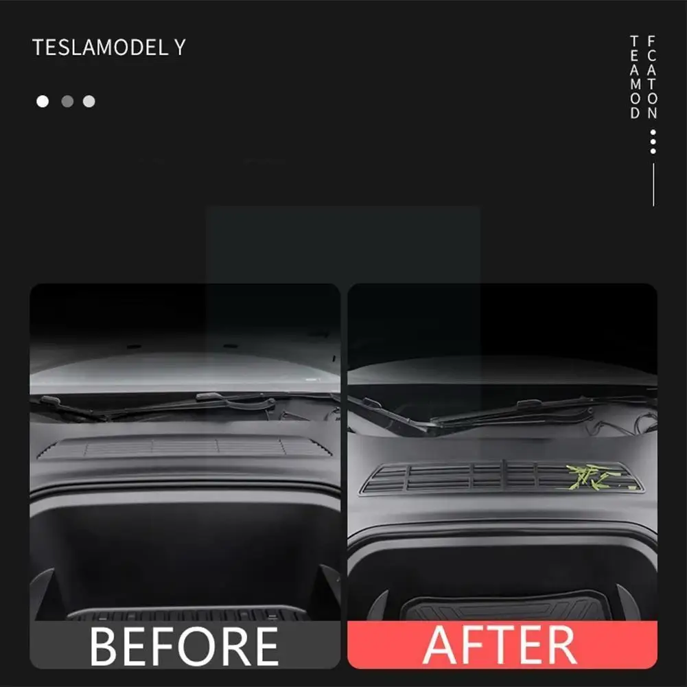 

Сетка для защиты от насекомых Tesla Model Y, передняя крышка, аксессуары для кондиционера, аксессуары для модификации воздуха, входная крышка P9O0