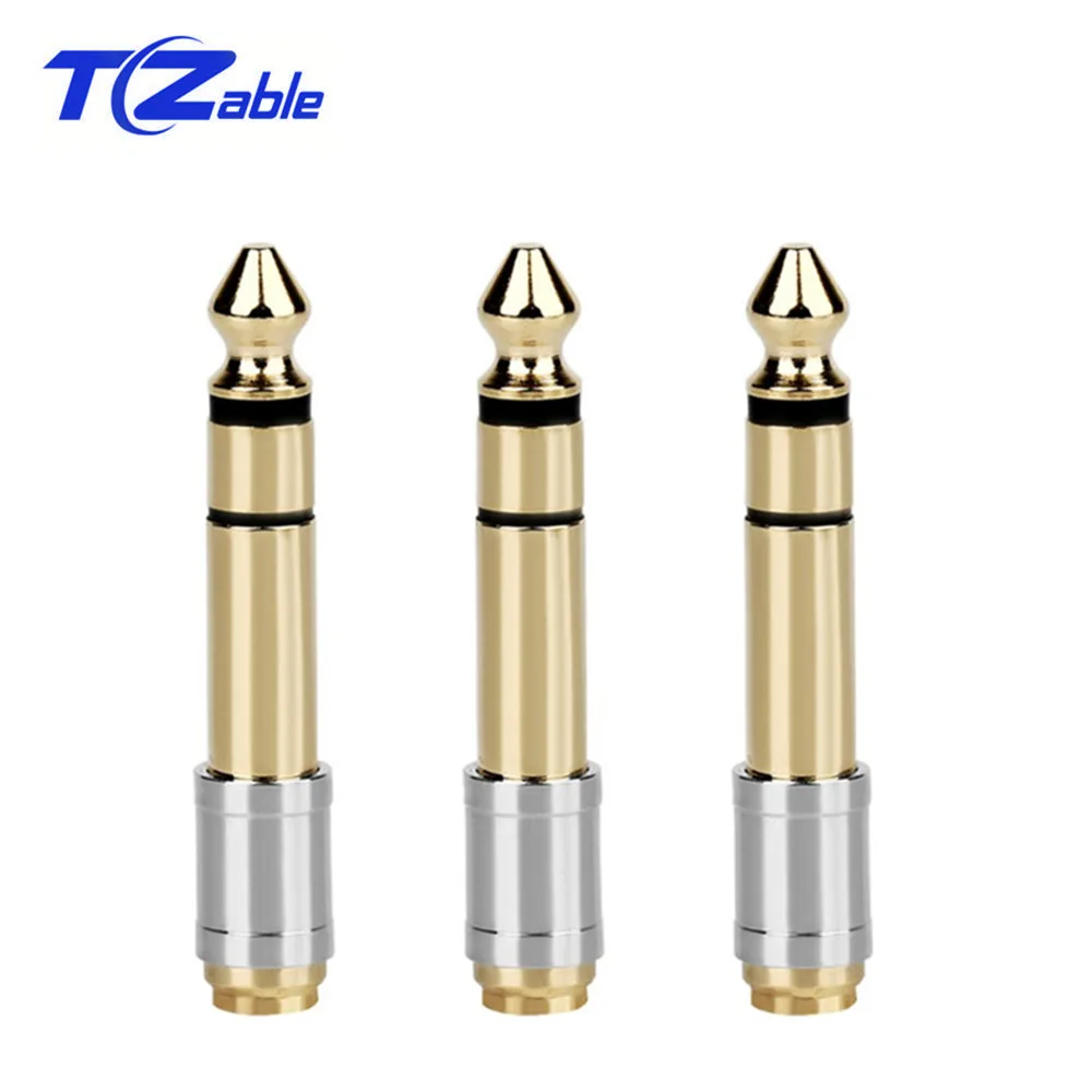 6.35mm 1/4" Male To 3.5mm 1/8" Female Headphone Adapter 6.3 high end Audio Wire Connectors 3.5 Stereo Converter AUX Jack 6.5 DIY
6.35mm 1/4" Male To 3.5mm 1/8" Female Headphone Adapter 6.3 high end Audio Wire Connectors 3.5 Stereo Converter AUX Jack 6.5 DIY
