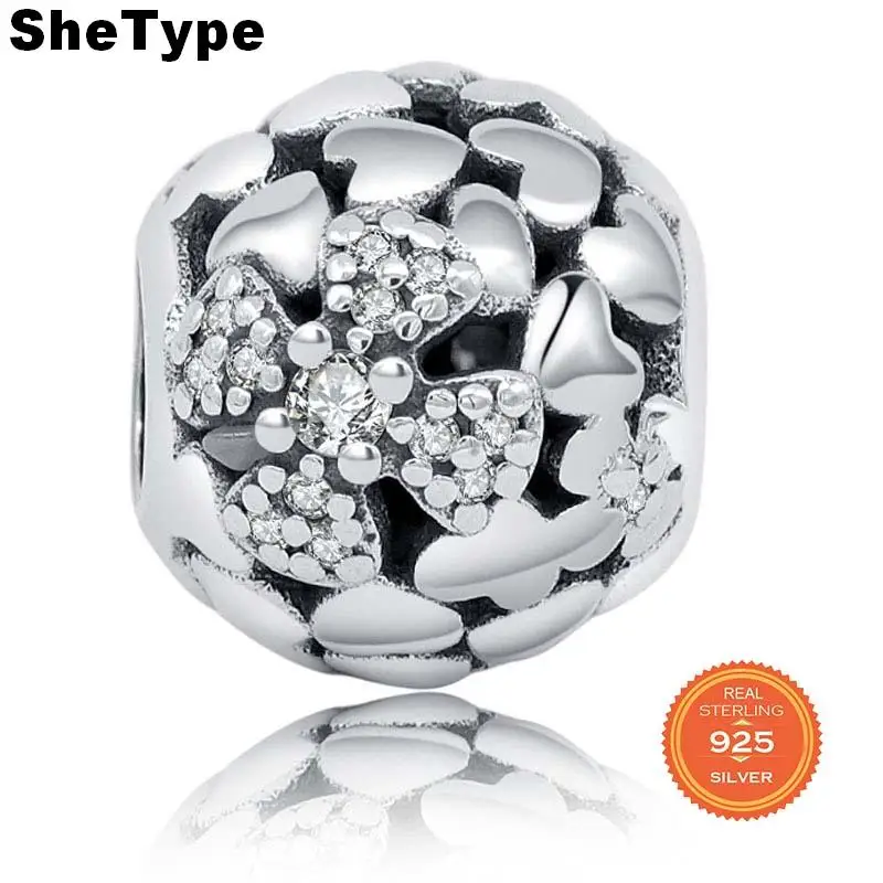 

Jazaz Infinity New Arrival 2.5g White CZ Round Beads for Women Mother Jewelry Making Charm 925 Solid Sterling Silver