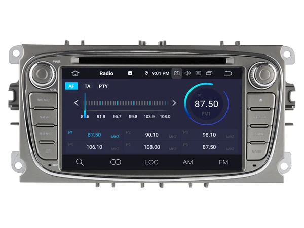 OTOJETA 6 2 &quotAndroid 10 мультимедийный видеоплеер для FORD MONDEO FOCUS S MAX GALAXY DVD GPS навигация