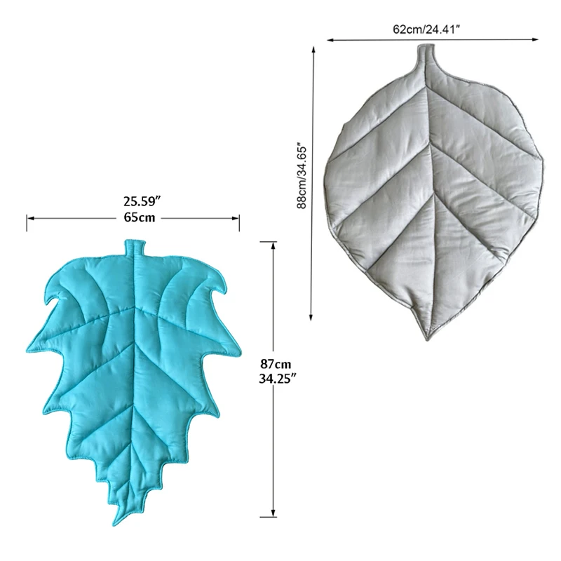 INS в форме листьев детские игровые палатки ковры мягкий хлопок младенцы ползунки