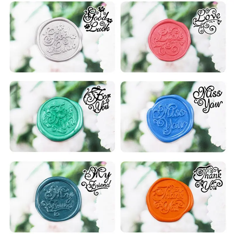 Набор для восковой печати деревянная медная головка штемпеля шт. 26 букв свадьбы |