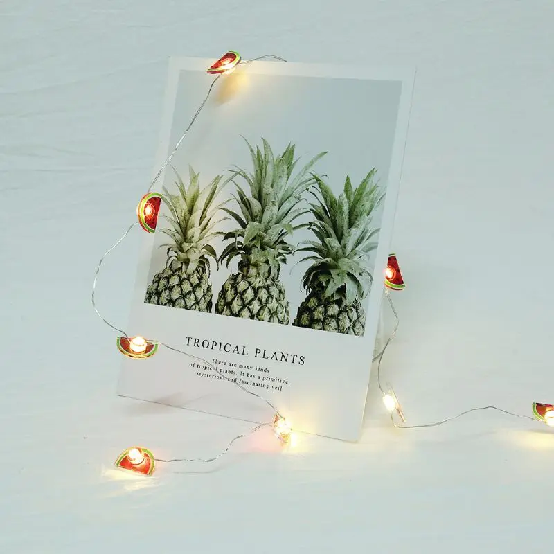 

20 LED Half Slice Watermelon Decorative String Lights Christmas Halloween