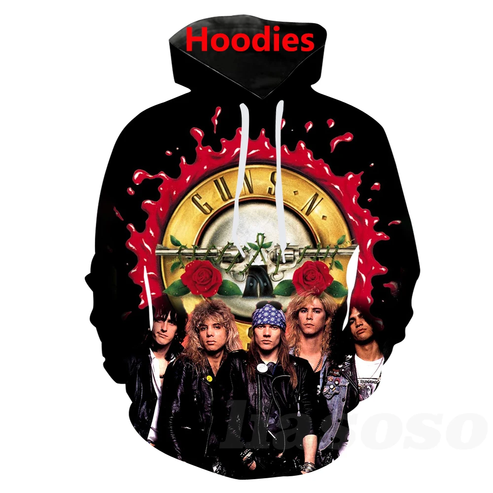 Guns N Roses 3d печать футболки/Толстовка/толстовка/брюки модные мужские веселое Harajuku