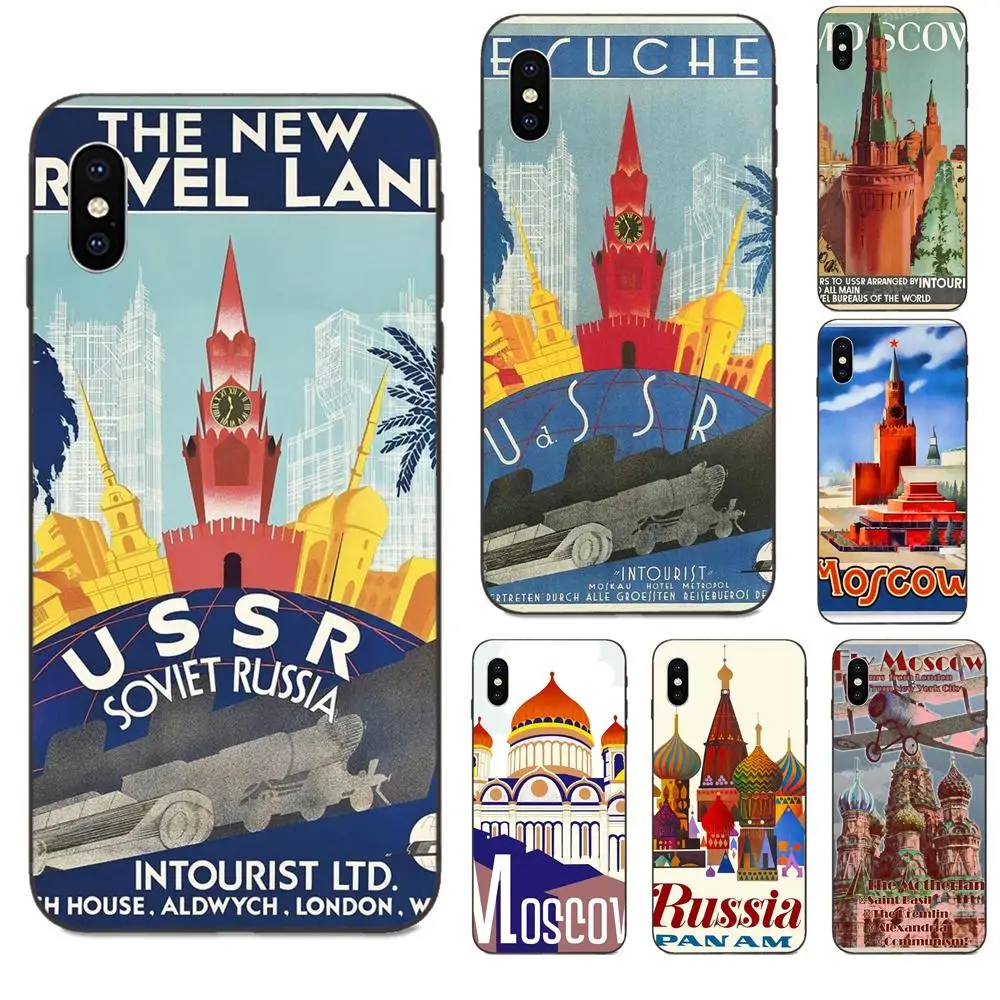 Знаменитый постер для путешествий в Москву Diy Роскошный Высокий протектор на