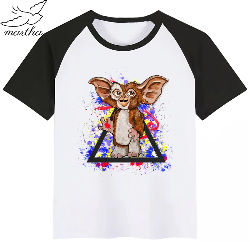 Gremlins/футболка для маленьких мальчиков и девочек детский топ детская футболка с
