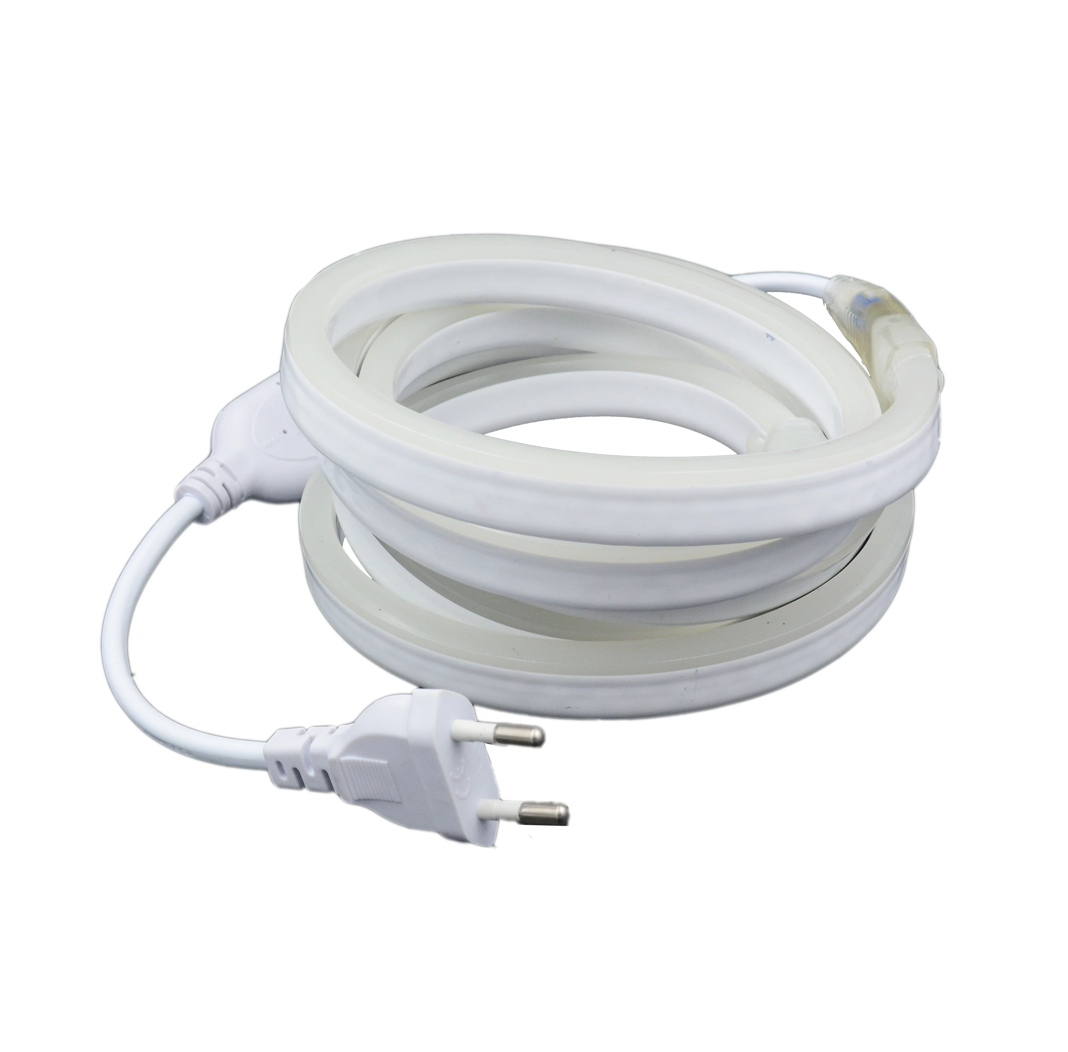 220V неоновая Светодиодная лента светильник веревка светильник лента 120led/M IP67 Водонепроницаемый гибкие Фея светильник ing наружного и внутреннего Lighting