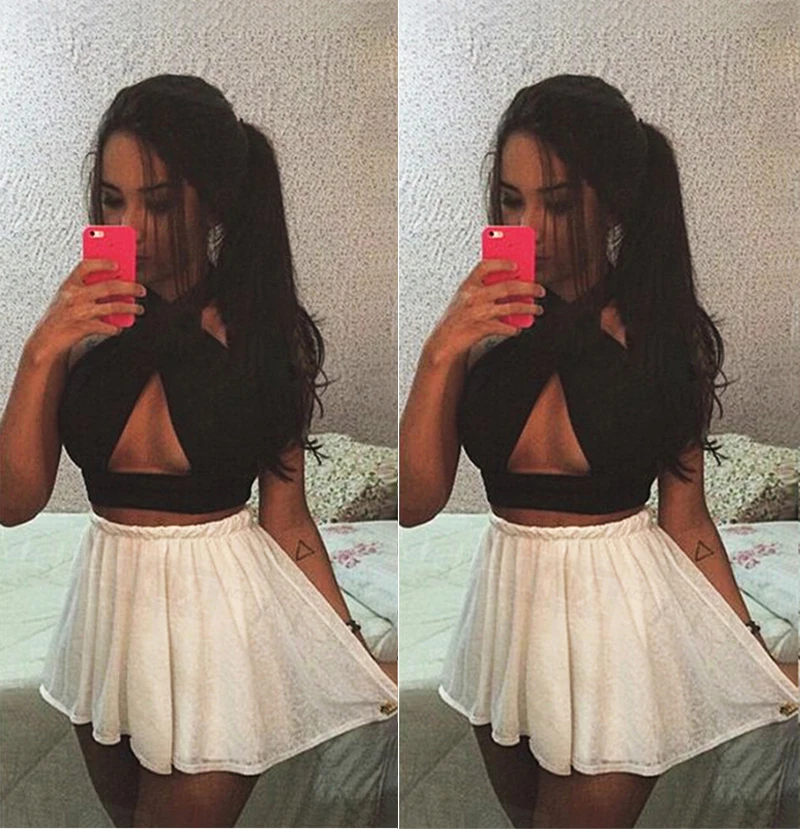 

Бюстгальтер женский, с открытой спиной и вырезами, короткий