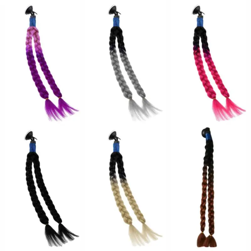 Мотоциклетный шлем косички женский парик с косами для мотоциклетных шлемов Twist