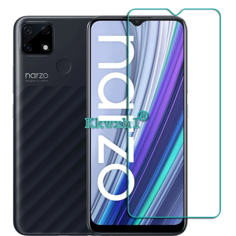 

For Realme Narzo 30A 6.5" Screen Protective Tempered Glass ON Narzo30A RMX3171 Protector Cover Film