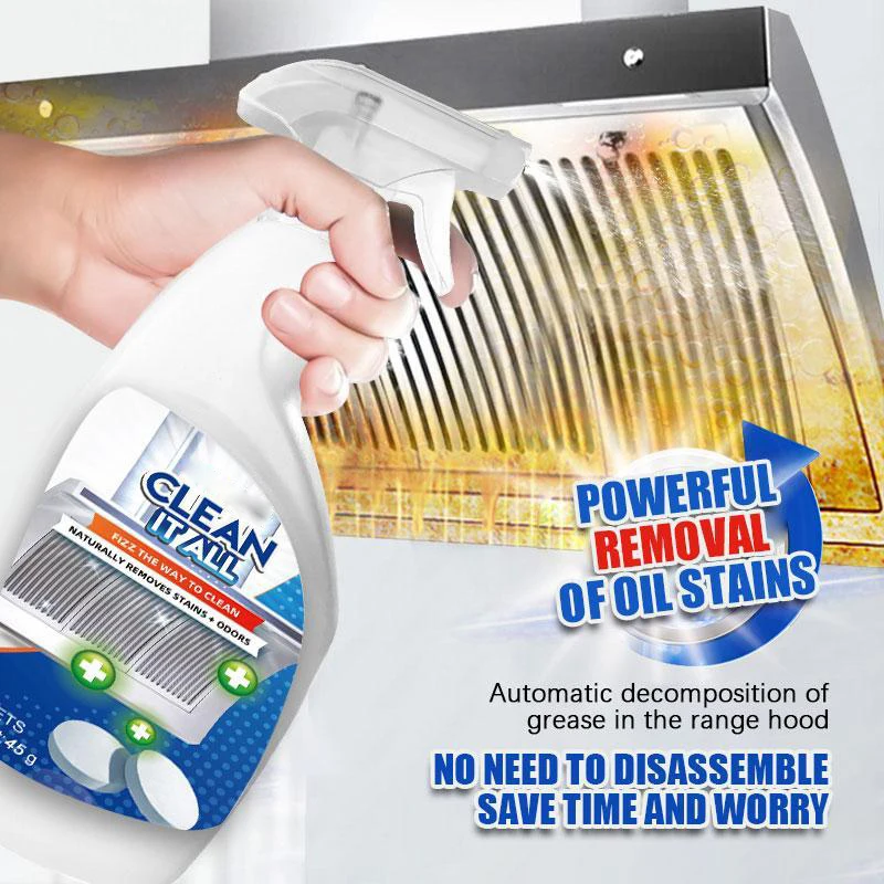 

Hot 15/30pcs All-Purpose Cleaning Tablets Easy Remove Oil Stains Lemon Formula Kitchen Clean Effervescent Tablet