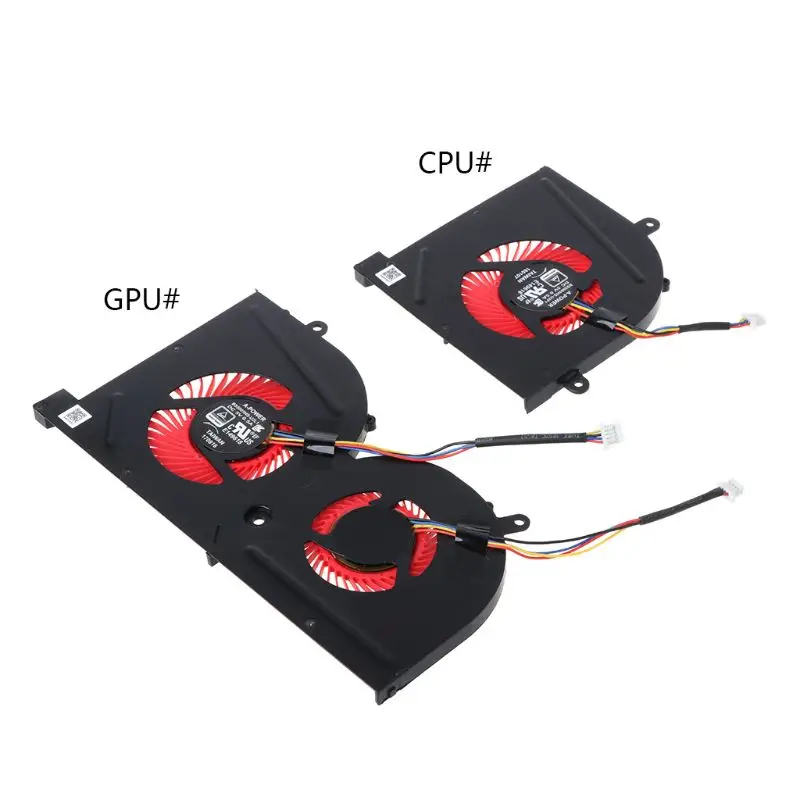 Laptop GPU CPU Cooling Fan for MSI GS63VR GS63 GS73 GS73VR MS-17B1 Stealth Pro BS5005HS-U2F1 BS5005HS-U2L1 Cooler C26 | Компьютеры и