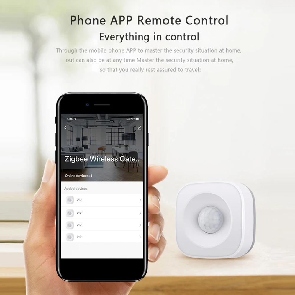 360 Угол обнаружения Tuya ZigBee PIR датчик движения беспроводной пассивный