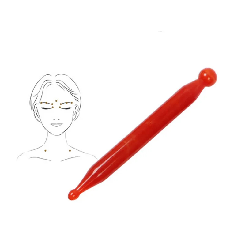 Агатовый красный гуаша доска массажный инструмент спа скребок для