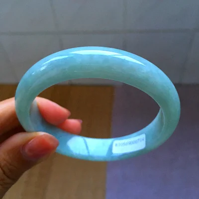

Myanmar Jade Light 54-64mm Bracelet Elegant Princess Jewelry For Mom For Girlfriend