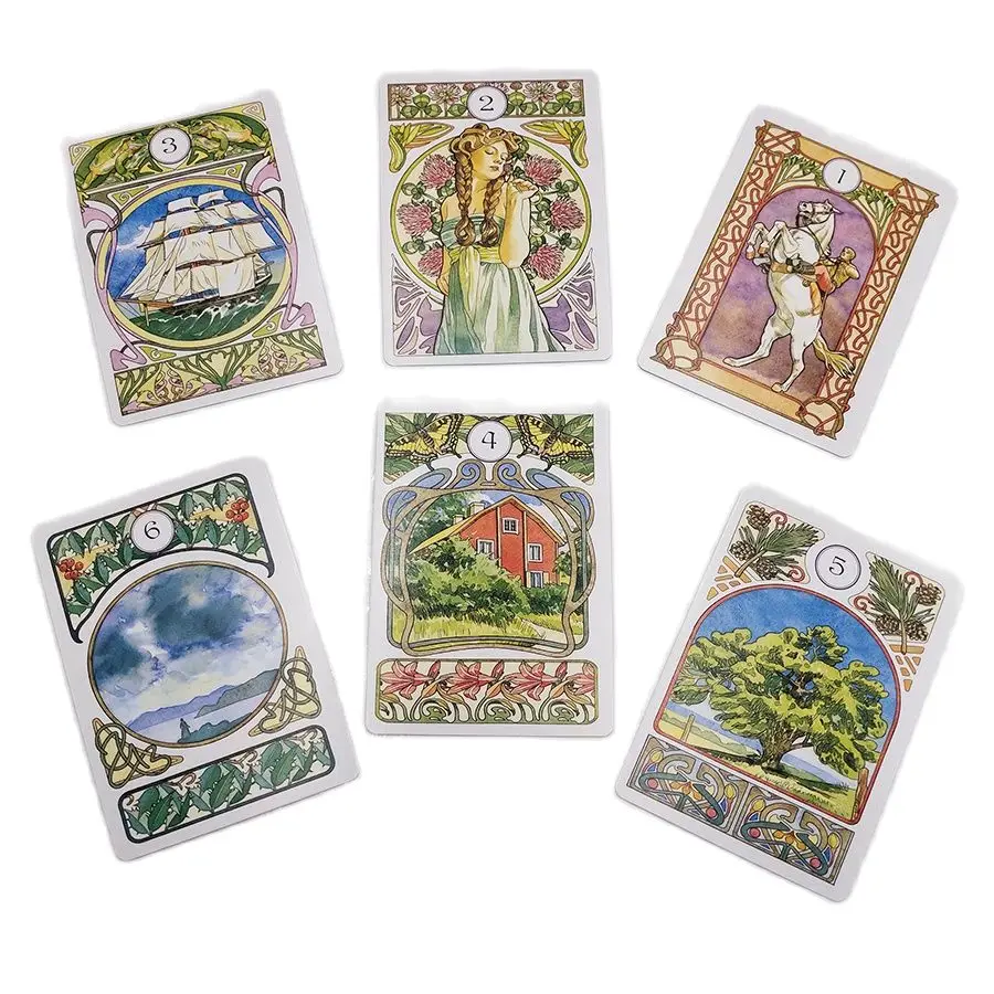 Художественное оформление Lenormand колода для семейной вечеринки загадочное