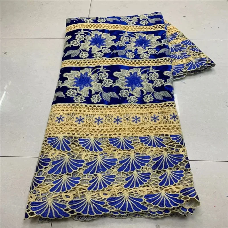 

Velvet Lace Latest Guipure Lace Cord Lace Embroiderey African Lace Fabric High Quality Nigeria Lace Fabric For Wedding 2L21-49