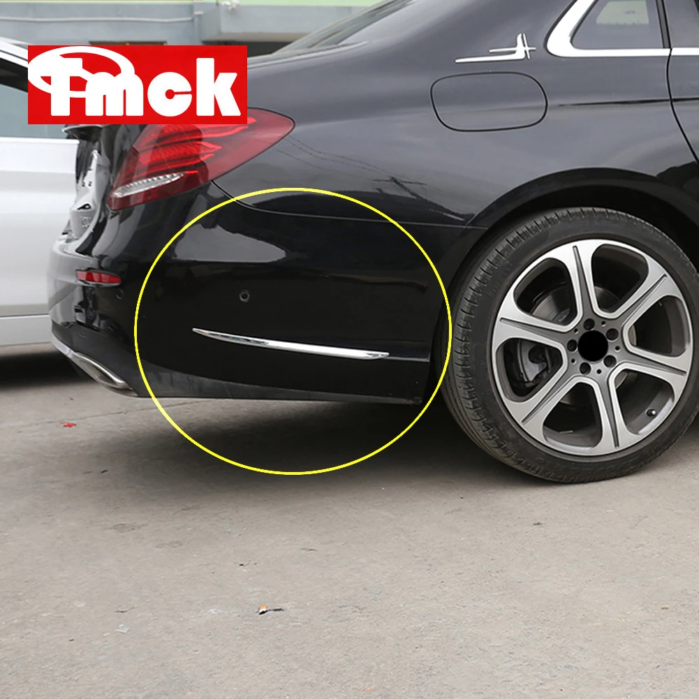 Для Mercedes Benz E Class W213 E200L 300L- автомобильные аксессуары задняя внешняя сторона кузова молдинг декоративные полосы Накладка