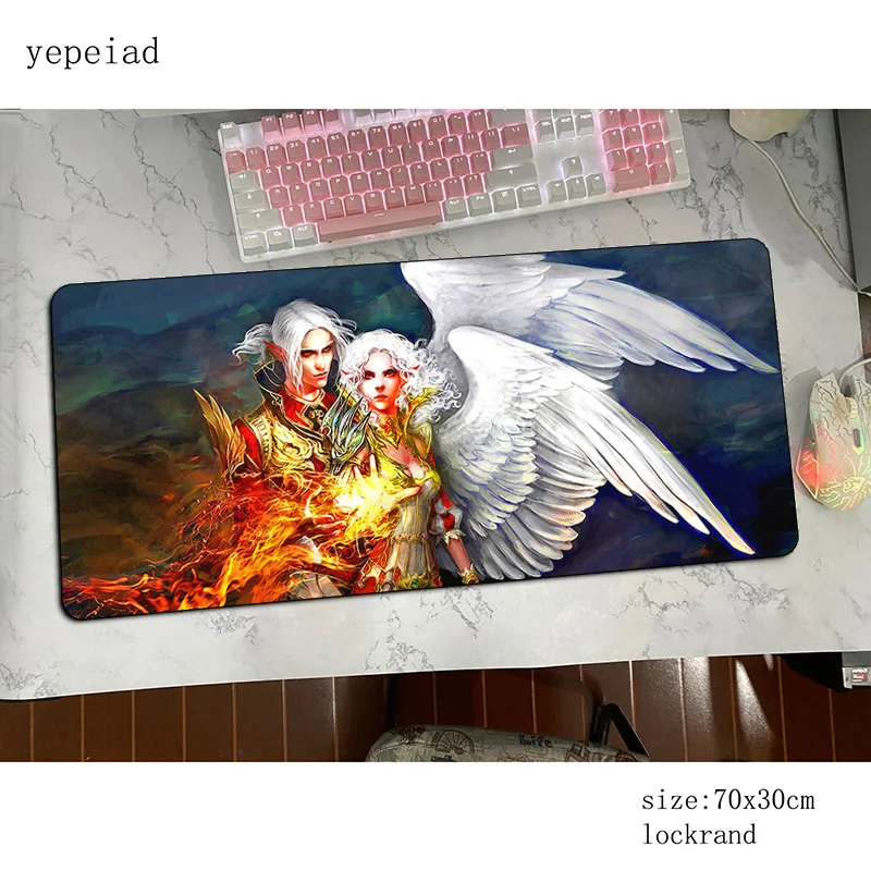 Lineage 2 padmouse 800x300x3 мм игровой коврик для мыши из натурального каучука милый