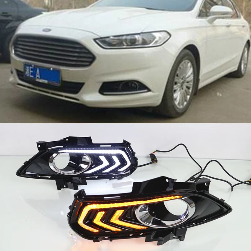 Автомобильная проблесковая 2 шт. дневные ходовые огни 12В Светодиодный дневной