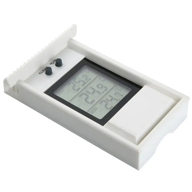 

Digital Indoor Outdoor Thermometer Waterproof Garden Greenhouse Wall Hanging Temperature Meter Max Min Value Display -20 to 50C